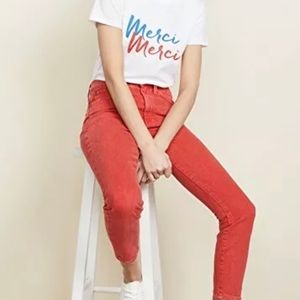 AO.LA by alice + olivia Good High Rise Ankle Jeans